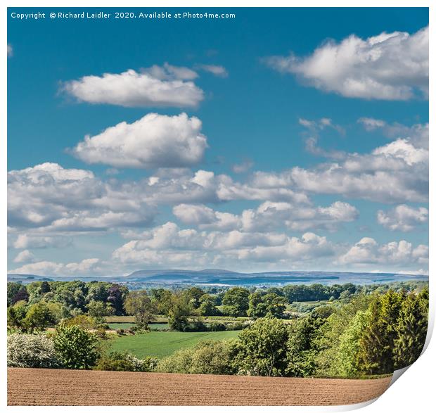 Towards Cross Fell under a Big Sky Print by Richard Laidler