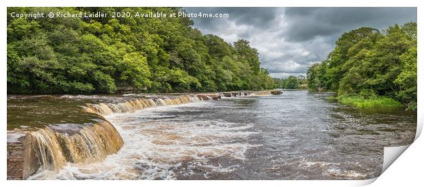 Whorlton Cascades Panorama Print by Richard Laidler