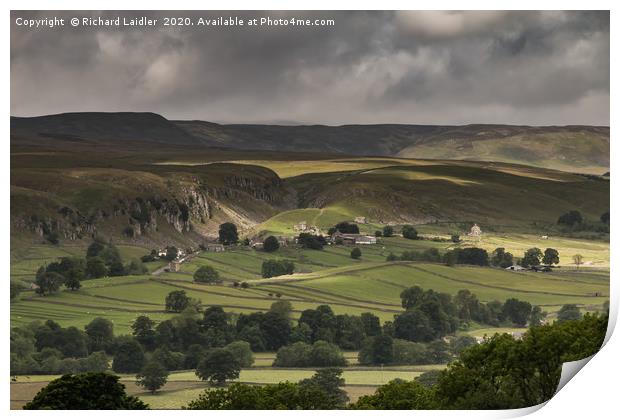 Bright Interval on Holwick, Teesdale Print by Richard Laidler