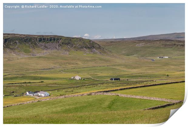 Cronkley Scar and Widdybank Fell Print by Richard Laidler