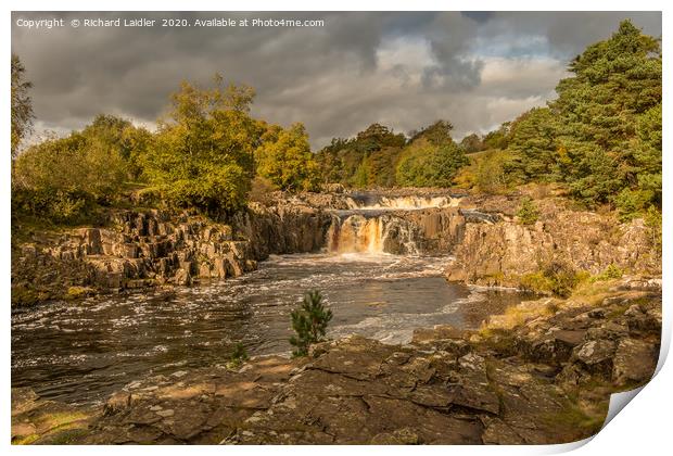 Autumn Colours and Dramatic Light at Low Force Print by Richard Laidler