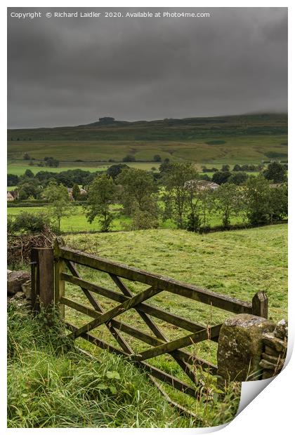 Gateway to Kirkcarrion, Teesdale Print by Richard Laidler