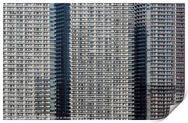 Dense living in Tokyo Print by Lensw0rld 
