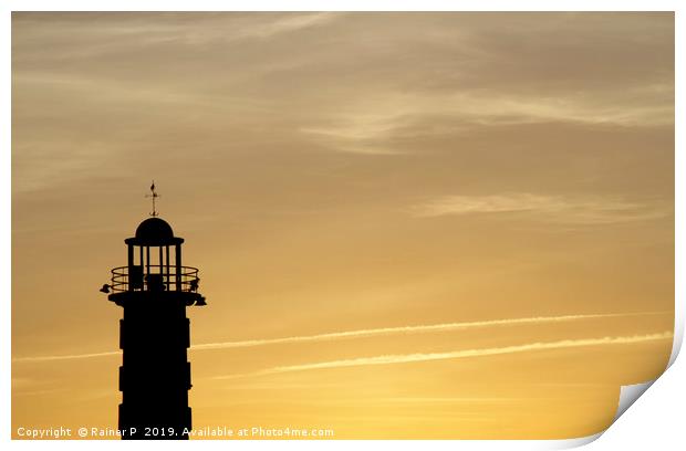 Lighthouse in Lisbon Print by Lensw0rld 