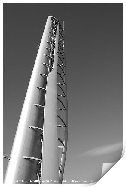 Glasgow Science Centre Tower Print by Iain McGillivray