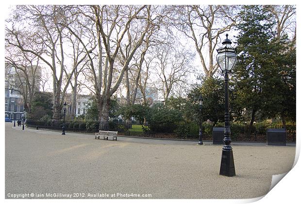 Bedford Square Print by Iain McGillivray