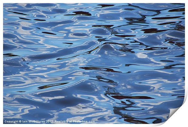 Water Surface Ripple Print by Iain McGillivray