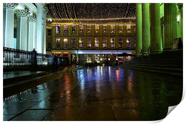 Royal Exchange Square Print by Iain McGillivray