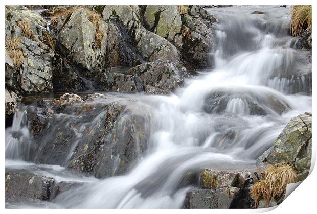 Kirkstone Waterfall 07 Print by Iain McGillivray