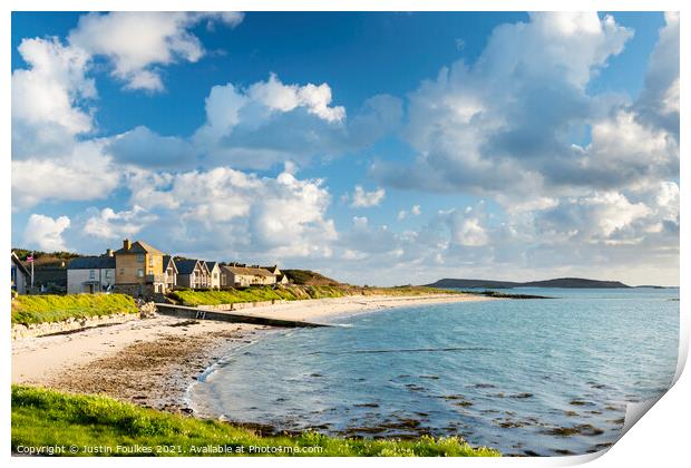 New Grimsby, Tresco, Isles of Scilly  Print by Justin Foulkes