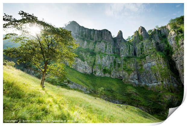 Cheddar Gorge, Somerset Print by Justin Foulkes