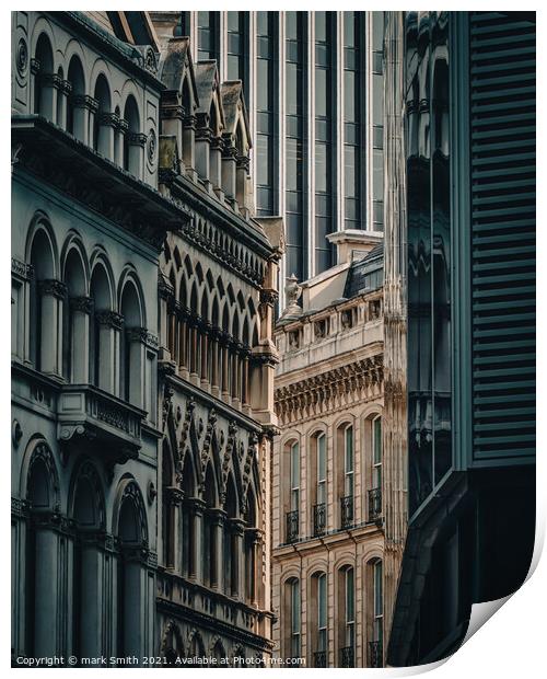 Slice of The City Print by mark Smith