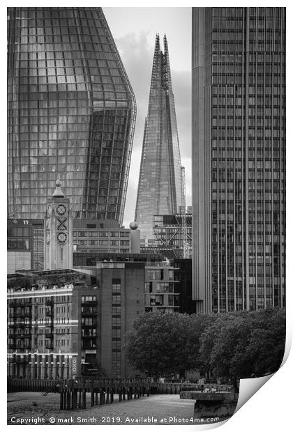 Shard in Alignment Print by mark Smith