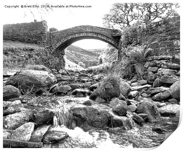 Close Gate bridge, Easter Gate, Marsden Print by Brett Ellis