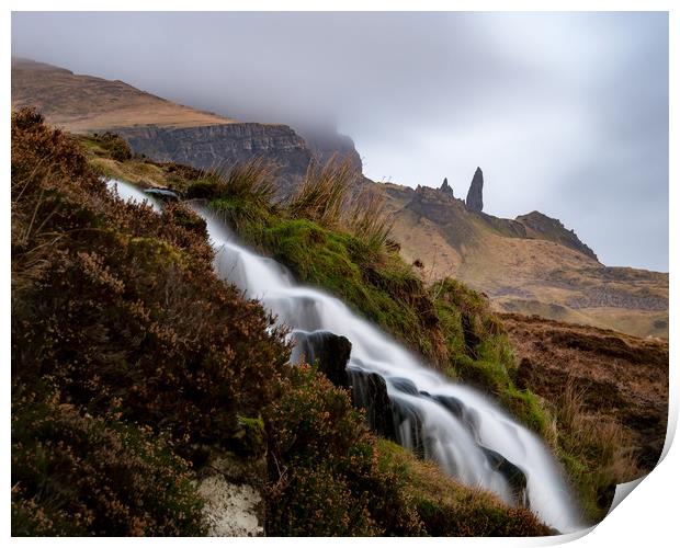 The Falls of Storr  Print by Sylvan Buckley