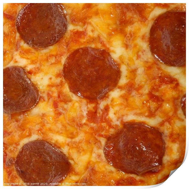 PEPPERONI PIZZA 8 Print by OTIS PORRITT