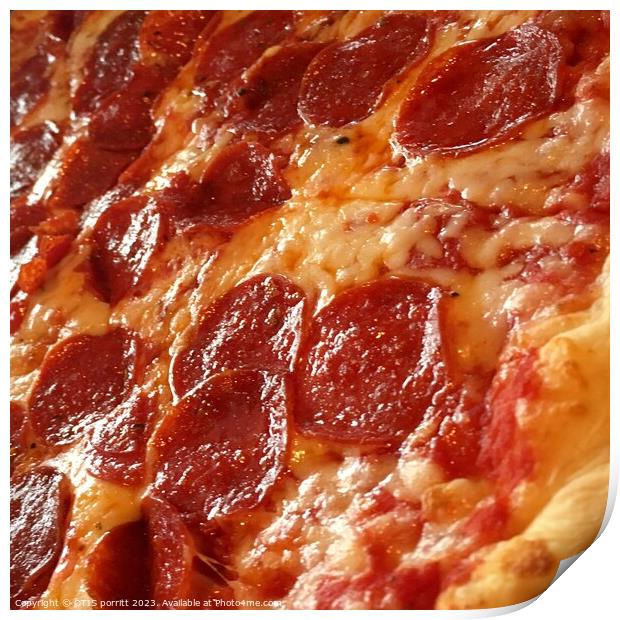 PEPPERONI PIZZA 13 Print by OTIS PORRITT