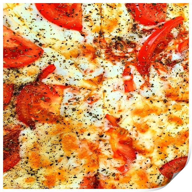 PIZZA 3 Print by OTIS PORRITT