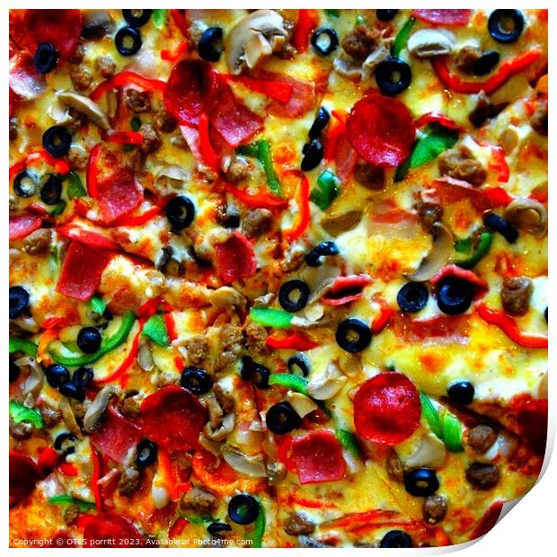 PIZZA 7 Print by OTIS PORRITT