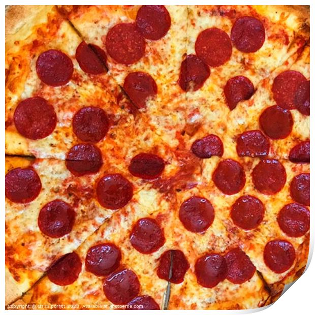 PEPPERONI PIZZA Print by OTIS PORRITT