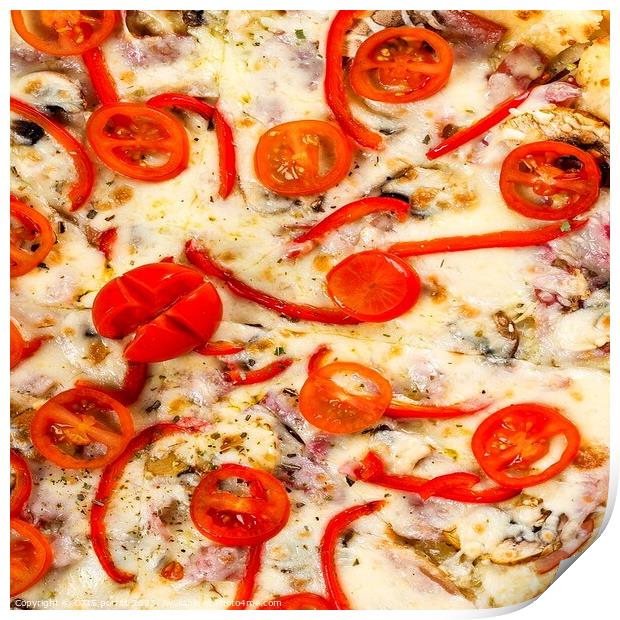 PIZZA 3 Print by OTIS PORRITT