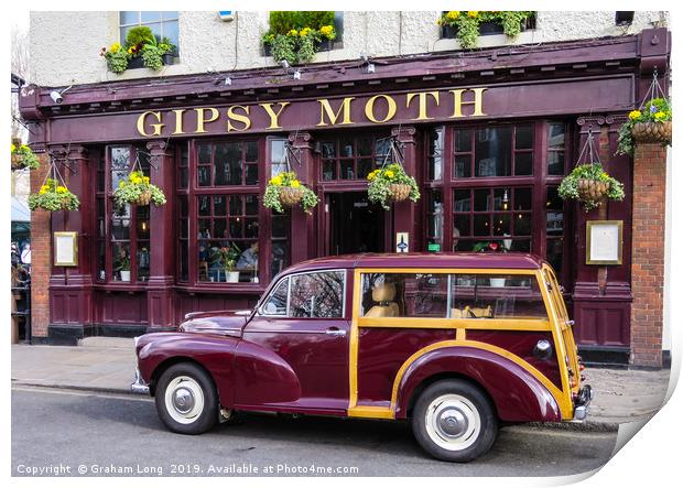The Gypsy Moth Pub  Print by Graham Long