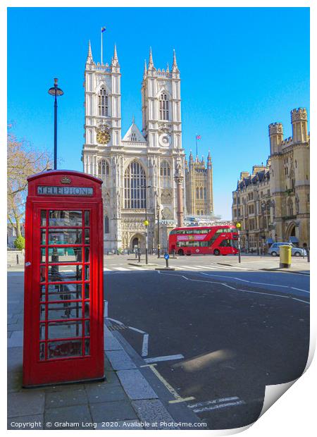 Westminster Abbey  Print by Graham Long