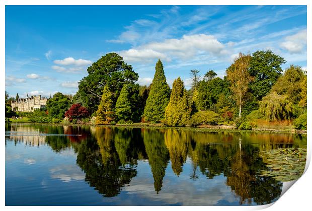 Reflections at Sheffield Park Print by Nick Hunt