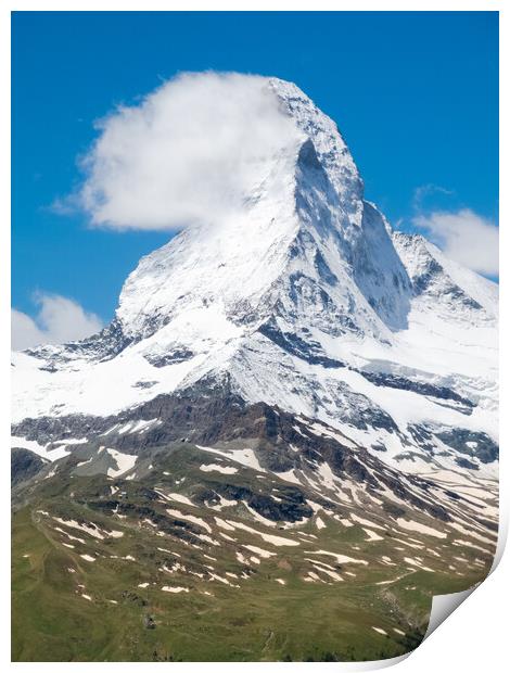 Matterhorn Mountain Print by Mike C.S.