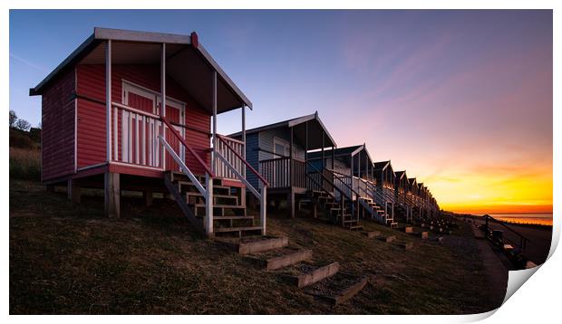 Minster beach Sunset Print by Lubos Fecenko