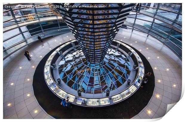 Reichstag dome, Berlin Parliament Print by Katie McGuinness