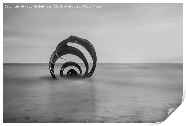 Marys Shell, Cleveleys Print by Katie McGuinness