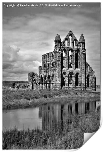 Spectacular Whitby Abbey Print by Heather McGow