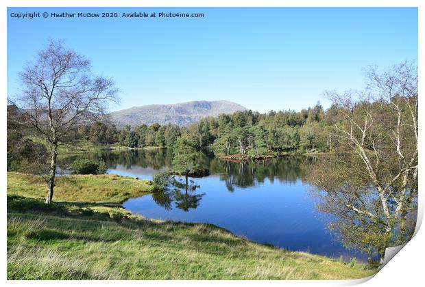 Tarn Hows - Lake District, Cumbria Print by Heather McGow