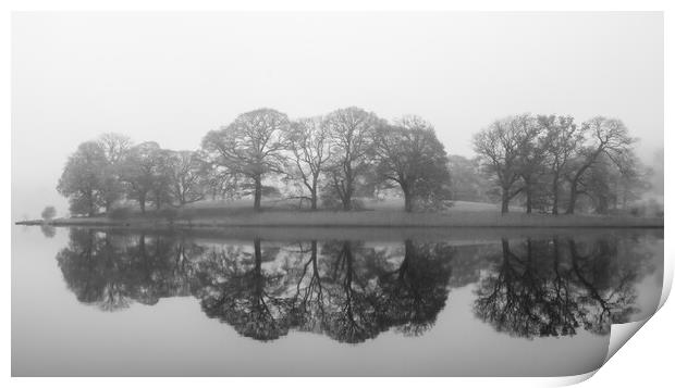 Lake District reflections Print by Robbie Spencer