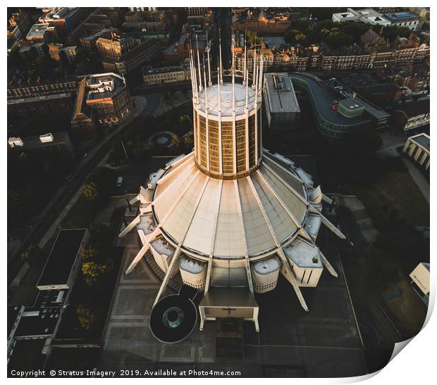 Liverpool Metropolitan Cathedral Print by Stratus Imagery