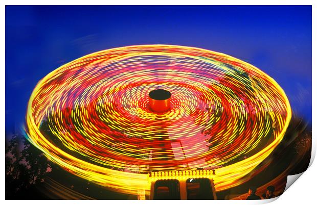 FunFair Swirl Print by Don Barrett