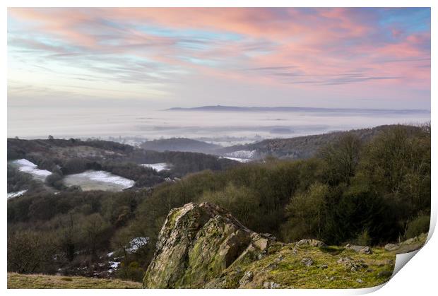 Raggedstone Hill Print by David Wall