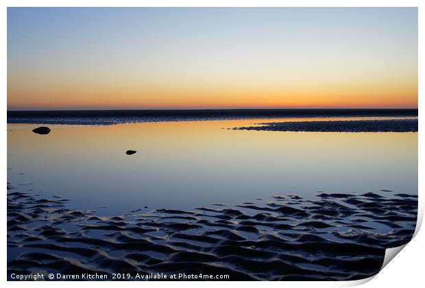 puddle on the sea                   Print by Darren Kitchen