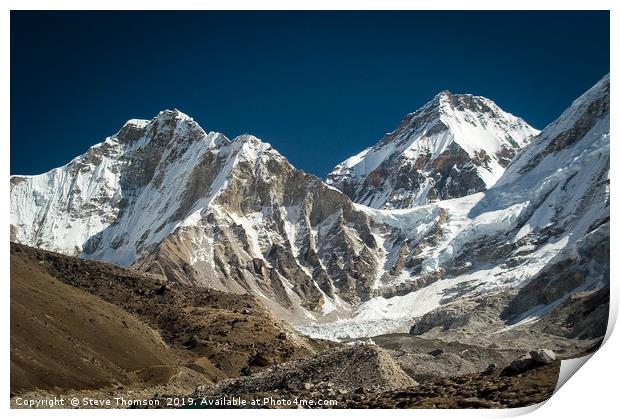 Mountain View, Nepalese Himalayas Print by Steve Thomson