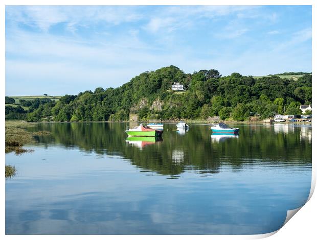 River Torridge at Bideford Print by Tony Twyman