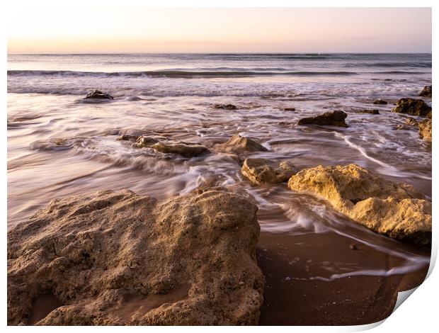 Oura Beach Sunrise Print by Tony Twyman