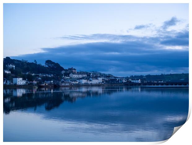 East the Water in Bideford Print by Tony Twyman