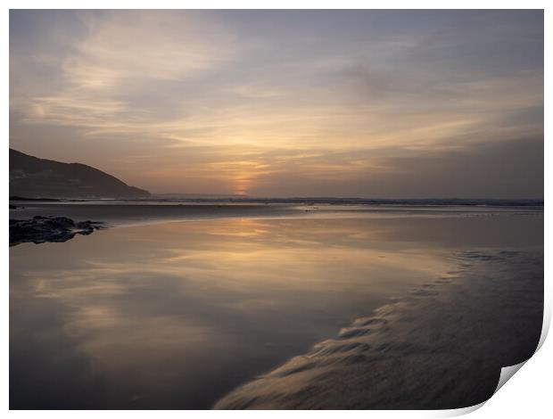 Westward Ho! tranquility Print by Tony Twyman