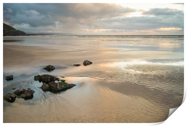 Beautiful moody Westward Ho Print by Tony Twyman