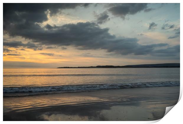 Beautiful North Devon sunset at Instow Print by Tony Twyman