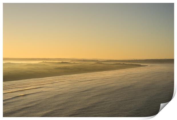 Braunton Burrows in North Devon Print by Tony Twyman