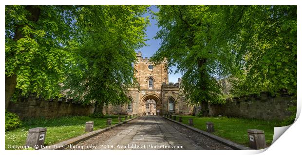 Durham Castle Print by Tyne Tees Photography