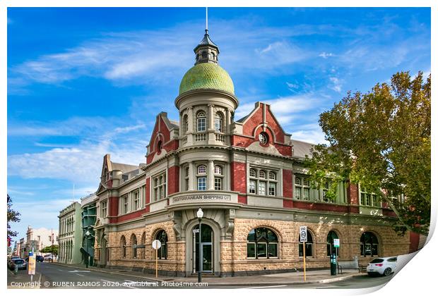 The old building in Fremantle, Australia.  Print by RUBEN RAMOS