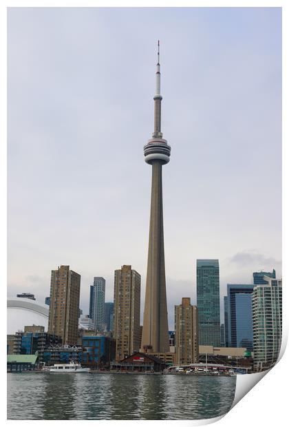 Toronto city skyline, Canada Print by Joyce Nelson